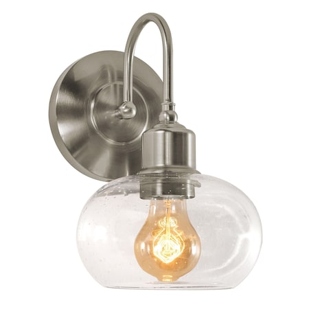 Afx Laney 10'' Sconce, Medium Base, Satin Nickel LNYS0710MBSN